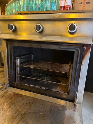 Horno industrial gas 2 fuegos