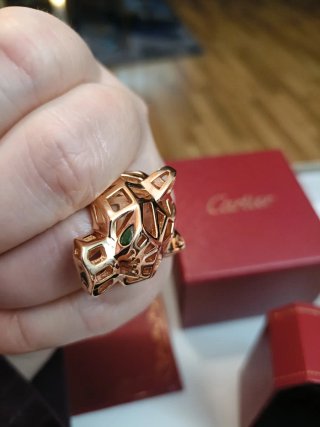 Anillo Cartier Pantera Oro Rosa