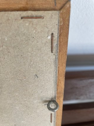 Espejo Marco Madera Antiguo