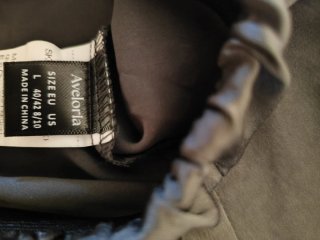 Pantalón balloon gris satinado
