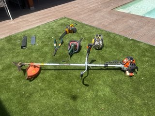 Lote Herramientas Jardín: Cortacésped, Desbrozador