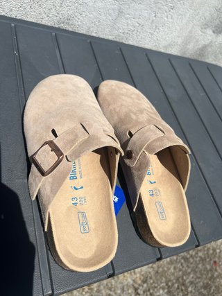 Zuecos Birkenstock Beige