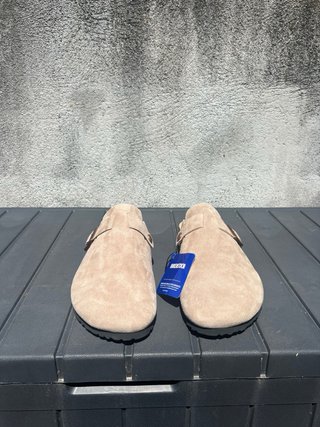Zuecos Birkenstock Beige