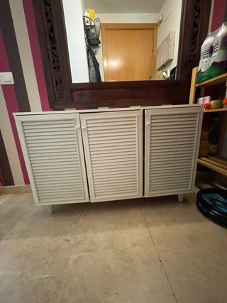 Mueble blanco 3 puertas