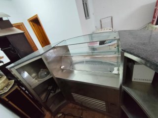Mostrador vitrina refrigeradora