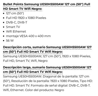 Samsung 50’’ Full HD Smart TV IMPECABLE