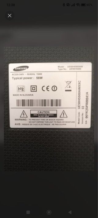 Samsung 50’’ Full HD Smart TV IMPECABLE