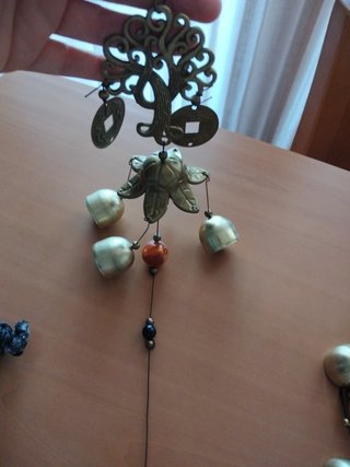Colgador con campanas y árbol de la vida