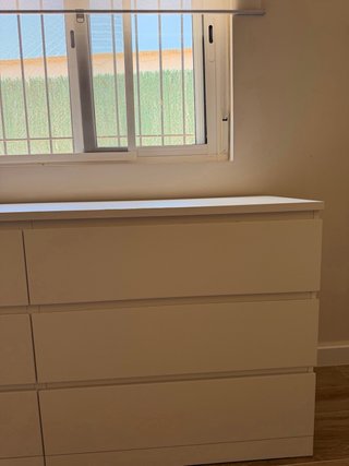 Cómoda MALM Blanca Ikea 6 cajones