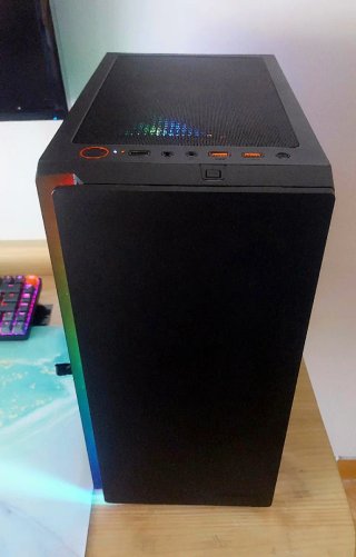 Torre PC Gaming Negra RGB