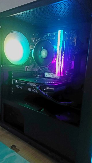 Torre PC Gaming Negra RGB