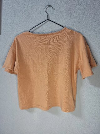 Camiseta Zara niña melocotón T.11-12