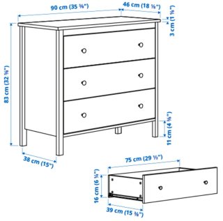 Cajonera Koppang Ikea Blanca
