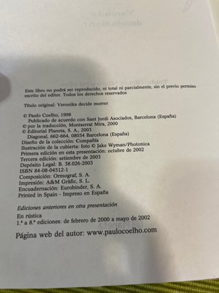 Lote 5 libros de Paulo Coelho