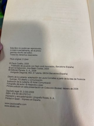 Lote 5 libros de Paulo Coelho