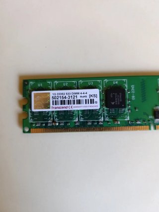 Memoria RAM 1GB DDR2 533MHz Transcend