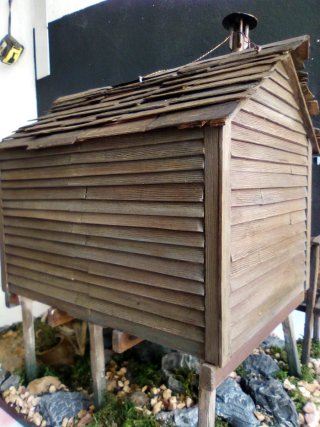 Casa del pantano miniatura