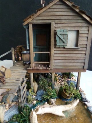 Casa del pantano miniatura