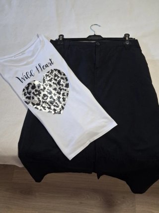 Falda T.XL, Blusa y Camiseta T. M/L