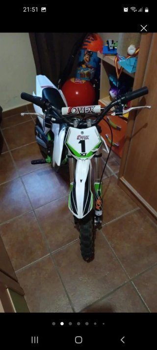 Moto eléctrica infantil 500W