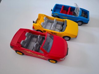 Lote 3 coches grandes Playmobil vintage