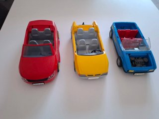 Lote 3 coches grandes Playmobil vintage