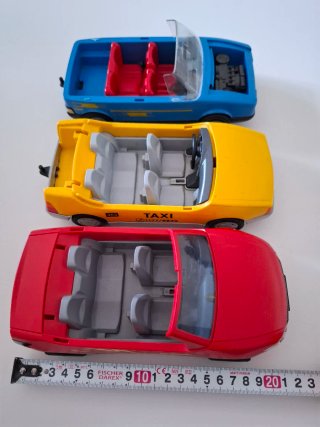 Lote 3 coches grandes Playmobil vintage