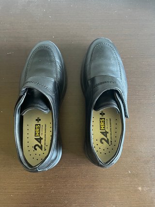 Zapatos caballero hebilla negro T39