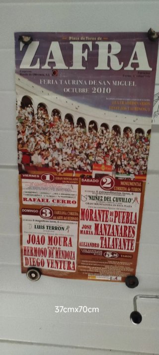 Cartel Toros Olivenza Abril 1971