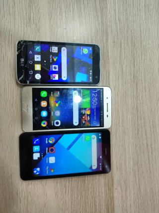 Lote 2 móviles LG y Huawei para piezas