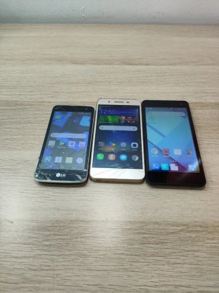 Lote 2 móviles LG y Huawei para piezas