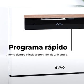Lavavajillas Compacto 6 Servicios 8 Programas