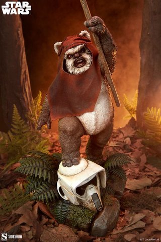 Star Wars Ewok El Retorno del Jedi 46 cm Sideshow