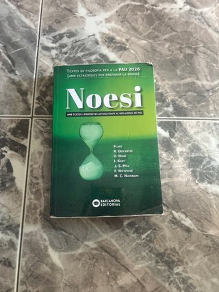Noesi. Textos de filosofia per a les PAU 2026