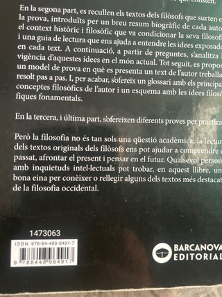 Noesi. Textos de filosofia per a les PAU 2026