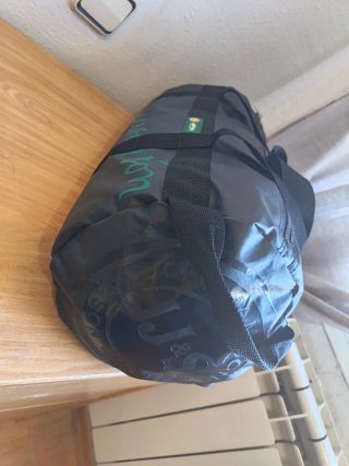 Bolsa de viaje Jameson negra y verde