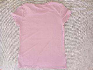 Camiseta rosa básica