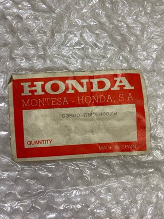 Honda SFX 50 Spoiler Trasero Negro