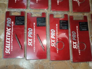 Lote Recambios SCX - Scalextric Pro