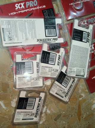 Lote Recambios SCX - Scalextric Pro