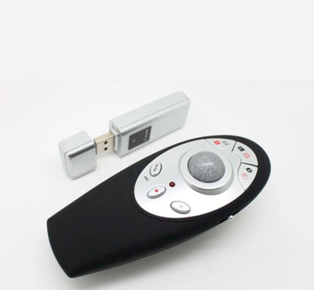 Presentador power point con receptor USB proyector
