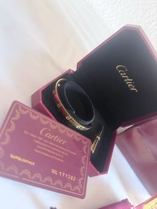 Pulsera Cartier Love Oro