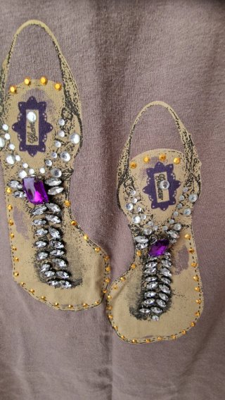 Cannottiera donna S con decorazioni