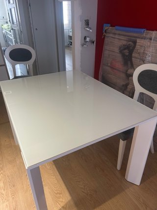 Juego de mesa extensible con 4 sillas