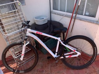 Bicicleta Montaña Rockrider 100 Blanca
