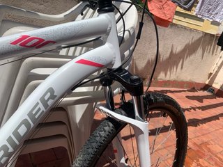 Bicicleta Montaña Rockrider 100 Blanca