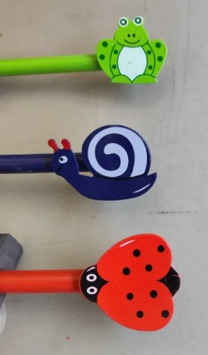 Barras cortina infantiles animales metal