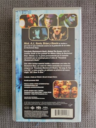 VHS Backstreet Boys Behind the Scenes
