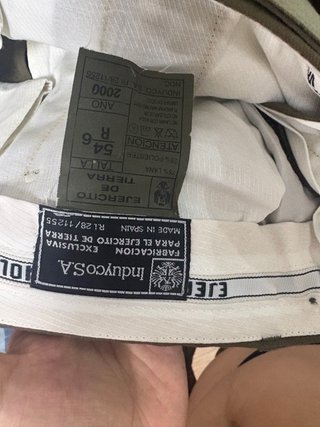 Disfraz militar verde y dorado Con 2 corbatas
