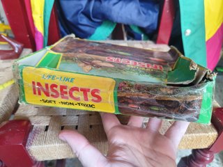 caja 80 insectos goma vintage kiosco años 70 80